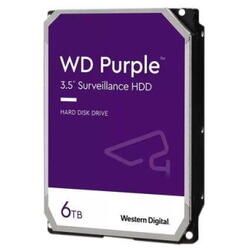 HDD intern WD, 3.5", 6TB, PURPLE, SATA3, IntelliPower (5400rpm),  256MB, Surveillance HDD