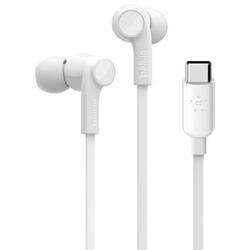 Belkin SOUNDFORM Earphones ROCKSTAR w USB-C - White