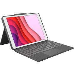 Logitech Combo Touch Detachable backlit keyboard case for iPad (7th, 8th, and 9th gen) - Graphite - UK