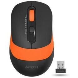 Mouse A4tech, gaming, wireless, optic, 2000 dpi, negru / portocaliu