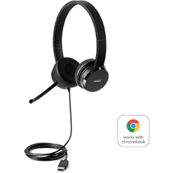 Lenovo 100 Stereo USB Headset is perfect blend of on-ear business-ready stereo USB Headset with rotatable boom microphone and passive noise cancellation for clear audio for VoIP calls.