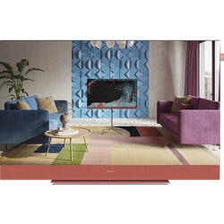 WE BY LOEWE WE. SEE By Loewe TV 43'', Streaming TV, 4K Ult, LED HDR, Integrated soundbar, Coral Red