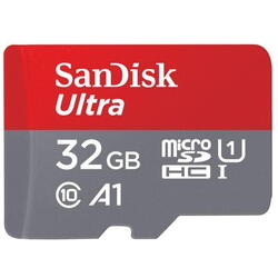 SANDISK Ultra 32GB microSDHC 120MB/s A1 Class 10 UHS-I + SD Adapter