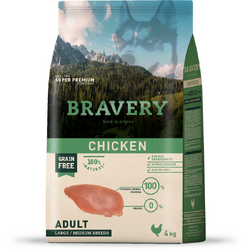 BRAVERY PUPPY MEDIUM/LARGE PUI 4KG