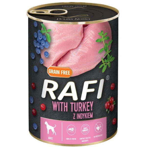 RAFI PATÉ WITH TURKEY BLUEBERRY AND CRANBERRY 400g