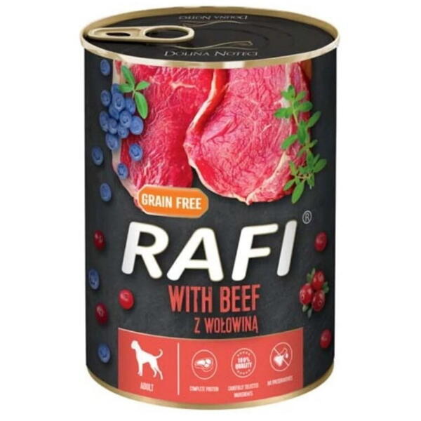 RAFI PATÉ WITH BEEF BLUEBERRY AND CRANBERRY 800g