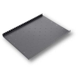 Raft fix capacitate ridicata pentru rack podea 600mm, negru RAL9004 - DATEUP