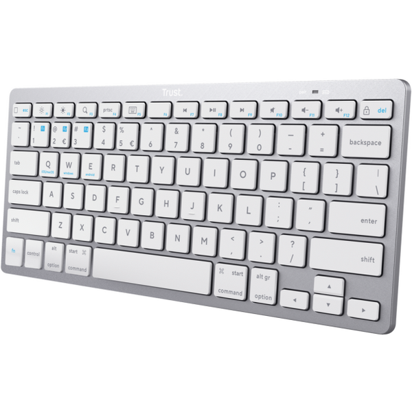 Tastatura Trust Wireless, numar taste 85, alb