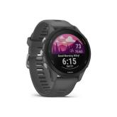 Ceas Garmin Forerunner 255, display 33mm, rezolutie displat 260x260 conectivitate Bluetooth™, ANT+, NFC, USB, functii accelerometru, giroscop, barometru, busola, termometru pentru temperatura exterioară, durata de viata baterie mod ceas inteligent: până l