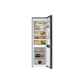 Combina frigorifica Bespoke Samsung, RB34C7B5E22/EF, 344 l, No Frost, WiFi, AI Energy, Compresor Digital Inverter, Clasa E, SpaceMax, H 185.3 cm, Sticla neagra