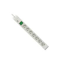 Bachmann IT  PDU 7x prize Schuko, 1x Switch, 2-pole, illuminated , in Schuko, impamantare, intrerupator, lungime cablu 2 metri, RAL 7035, PVC, alb