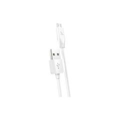 Hoco X1 Rapid / Cablu date USB to MicroUSB, Silicon, 2.1A, 2m, Alb