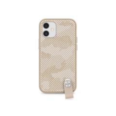 Moshi Altra slim case w detachable wrist strap for iPhone 12 mini (SnapTo) - Beige