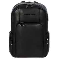 Rucsac din piele Porsche Design Roadster M1 (negru)