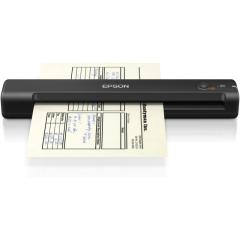 Scanner mobil Epson WorkForce ES-50, dimensiune A4, tip sheetfed, viteza scanare: 5.5 ppm mono si color, rezolutie optica 600 X 600dpi, senzor CIS, tehnologie ReadyScan LED, Scanare catre JPEG, PDF, Scanare către PDFcăutabil, PDF/A, Software inclus: Epson