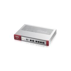 Zyxel ATP 10/100/1000, 1*WAN, 3*LAN/DMZ , 1x SPF, 1x Opt, 1x USB 3.0 ports, fanless, Standard compliance.