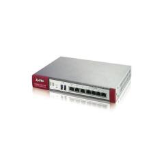 Zyxel USGFLEX100 Security Gateway, 10/100/1000 Mbps RJ-45 ports, 4 x LAN/DMZ 1 x WAN, 1 x SFP,1x USB 3.0, 900Mbps, 12V DC, 2A max, VPN IKEv2, IPSec, SSL, L2TP/IPSec.