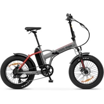 Bicicleta asistata electric Argento Minimax, rosu